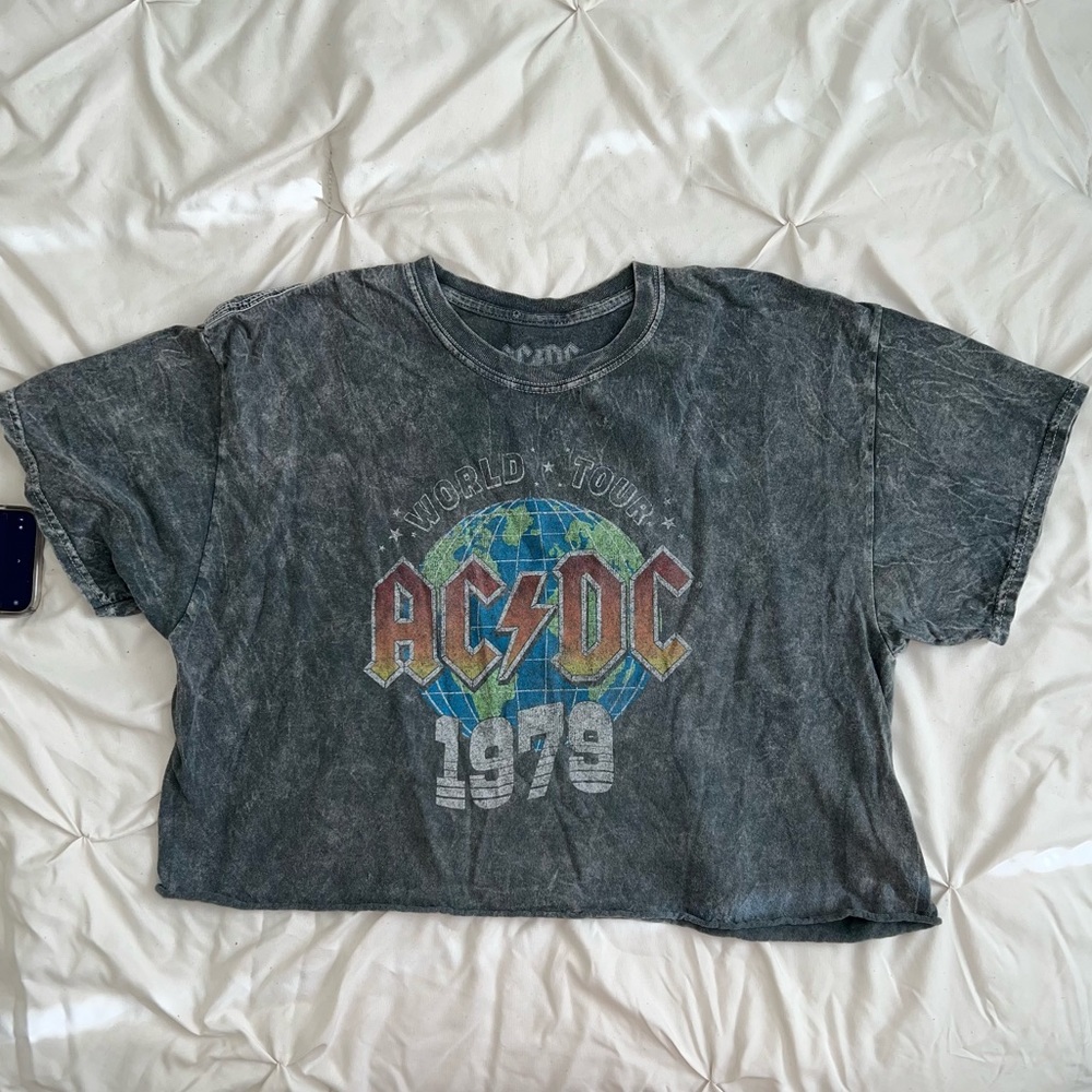 AC/DC Cropped Tee